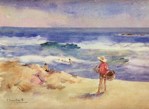 Niño en la arena de Joaquín Sorolla